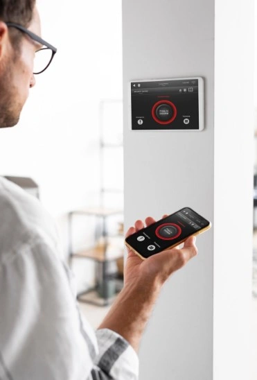 App heating schedule screen