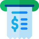 Descending cost graph icon